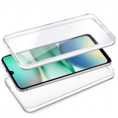 Capa COOL de Silicone 3D para Xiaomi Redmi A5 (transparente frente + verso)