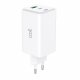 Universal Ultra Fast Triple (PD) 2 x Type-C + USB COOL Network Charger (100W) GaN White