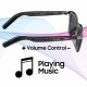 Smart Glasses COOL IA Gafas de Sol Inteligentes Negro (Llamadas, Música, Traducción)