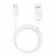 Cavo USB Compatibile COOL Universale TYPE-C (1,2 metri) Bianco 2,4 Amp