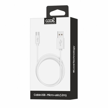 Cavo USB compatibile COOL Universal (micro-usb) 1 metro bianco