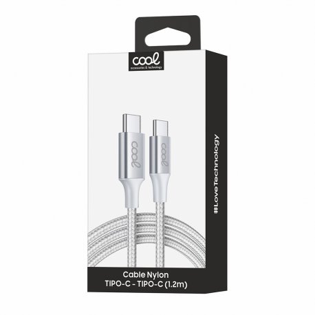 COOL Nylon Cavo USB universale da tipo C a tipo C (1,2 metri)
