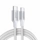 COOL Nylon Cavo USB universale da tipo C a tipo C (1,2 metri)