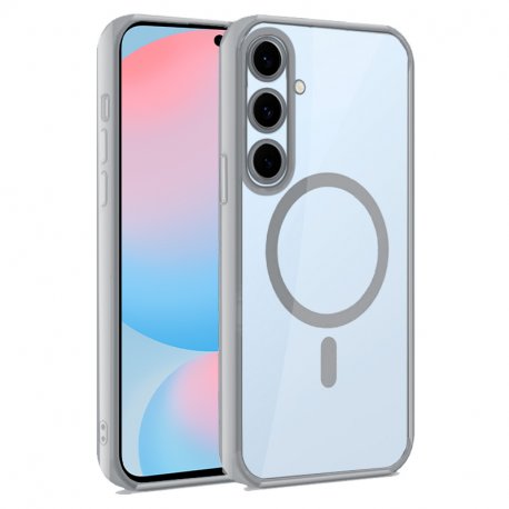 Capa COOL para Samsung S721 Galaxy S24 FE Magnética Borde Prata