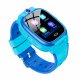Smartwatch COOL Kids GPS Silicone Blue (Location, Video Calls, SIM)