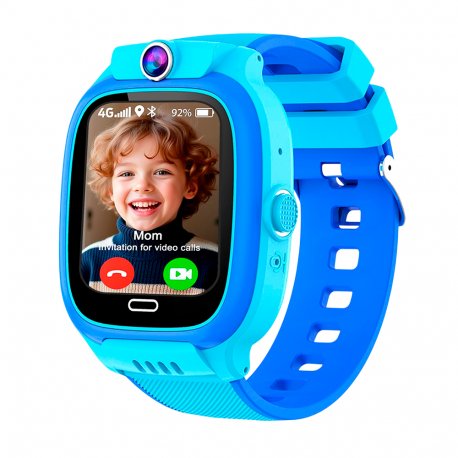 Smartwatch COOL Kids GPS Silicona Azul (Localización, Videollamadas, SIM)