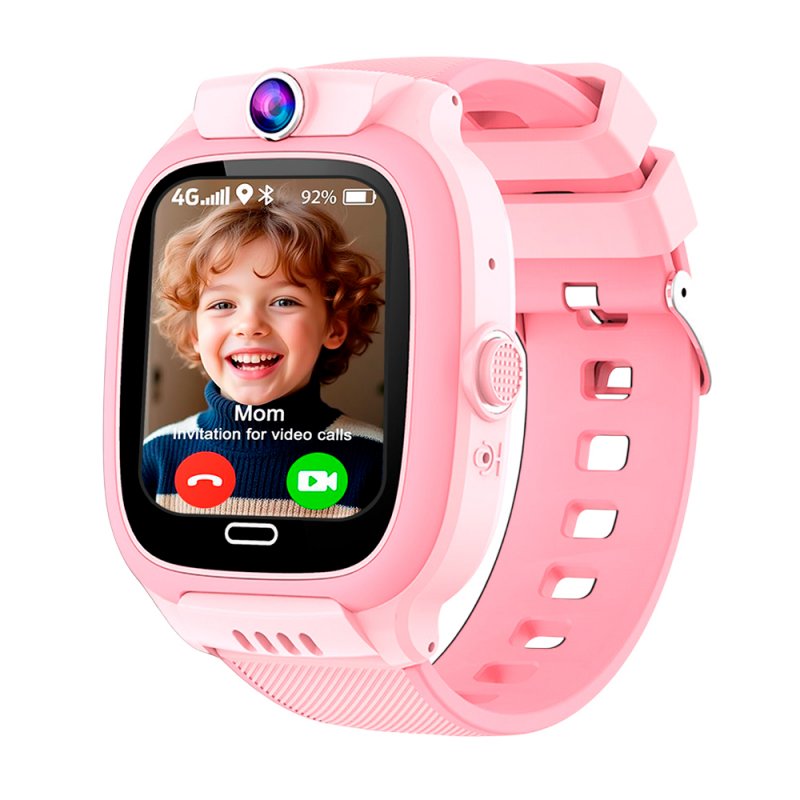 Smartwatch COOL Kids 4G GPS Silicone Pink (Location, Video Calls, SIM)