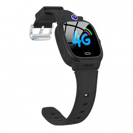 Smartwatch COOL Kids 4G GPS Silicone Nero (Posizione, Videochiamate, SIM)