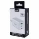 Universal Ultra Fast Triple (PD) 2 x Type-C + USB COOL Network Charger (100W) GaN White