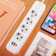 COOL 250V Multi-Port Universal Charger (7-Port Power Strip) White