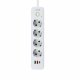 COOL 250V Multi-Port Universal Charger (7-Port Power Strip) White