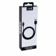 Cabo USB universal COOL compatível TYPE-C (3 metros) Preto 2,4 Amp
