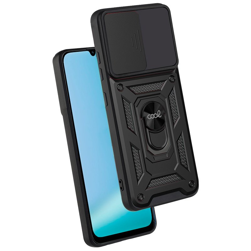 Custodia Hard Ring Per Xiaomi Redmi Note 11 / 11S – Resistente, Con Anello Supporto E Magnete, Colore Rosso