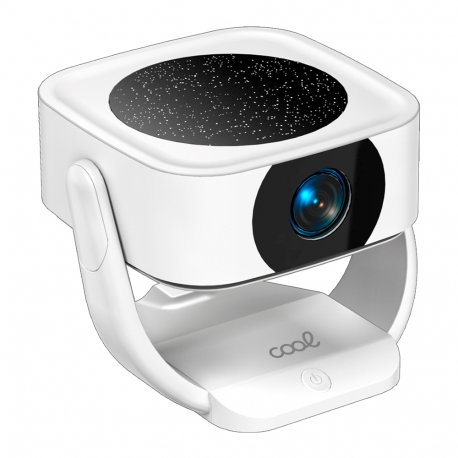 Compact Projector COOL Onix 3500 Lumens Integrated Speaker + HDMI / USB + Wifi Mirror White