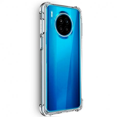 Cover Trasparente Per Huawei Honor 50 / Nova 9 - Custodia TPU Morbida Ultra Sottile Con Angoli Rinforzati + 2 Vetri Temperati Inclusi - Colore Nero/Oro