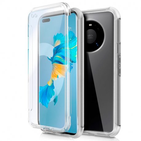 COOL Custodia in silicone 3D per Huawei Mate 40 Pro / 40 Pro Plus (anteriore + posteriore trasparente)