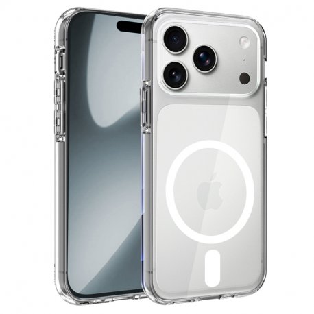 Carcasa COOL para iPhone 17 Pro / 18 Pro Magnética Transparente