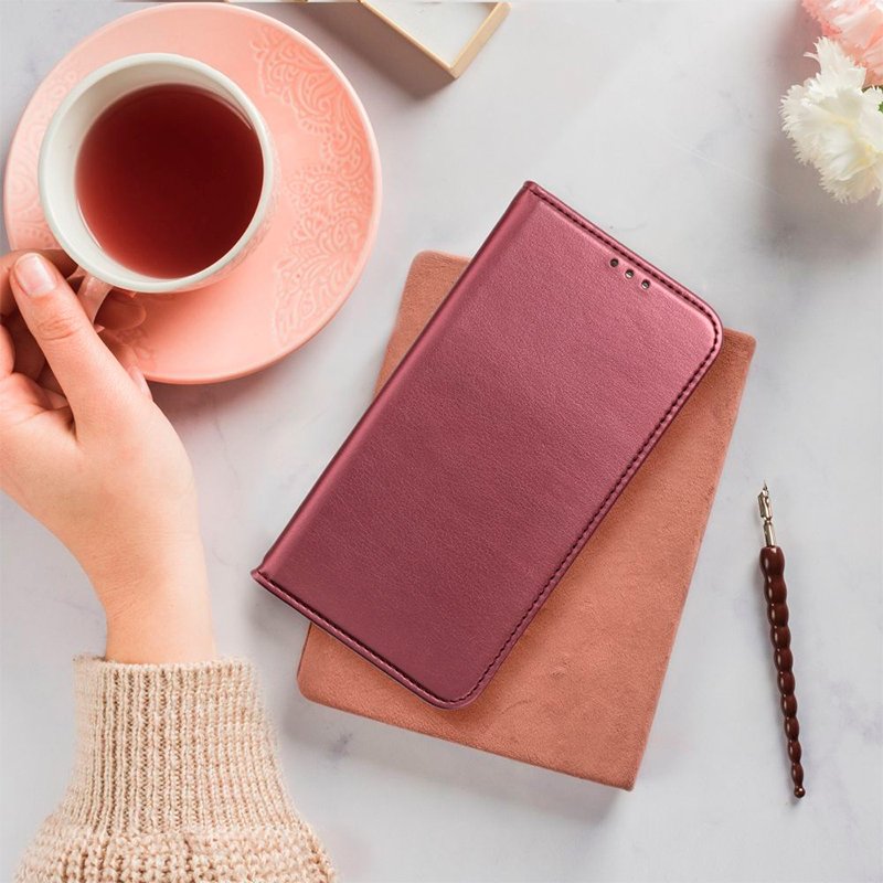Funda COOL Flip Cover para iPhone 17 Pro / 18 Pro Liso Burgundy
