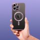 Custodia COOL per iPhone 17 con Bordo Viola Magnetico
