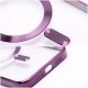 Custodia COOL per iPhone 17 con Bordo Viola Magnetico