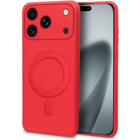 Carcasa COOL para iPhone 17 Pro / 18 Pro Magnética Cover Rojo