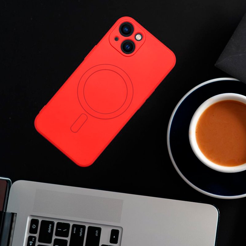 Carcasa COOL para iPhone 17 Pro Max / 18 Pro Max Magnética Cover Rojo
