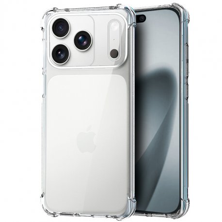 Carcasa COOL para iPhone 17 Pro AntiShock Transparente