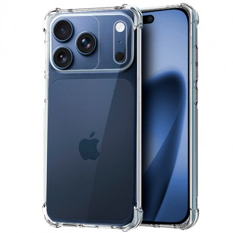 Capa COOL para iPhone 17 Pro Max AntiShock Transparente
