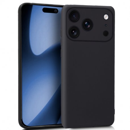 Funda COOL Silicona para iPhone 17 Pro Max (Negro)