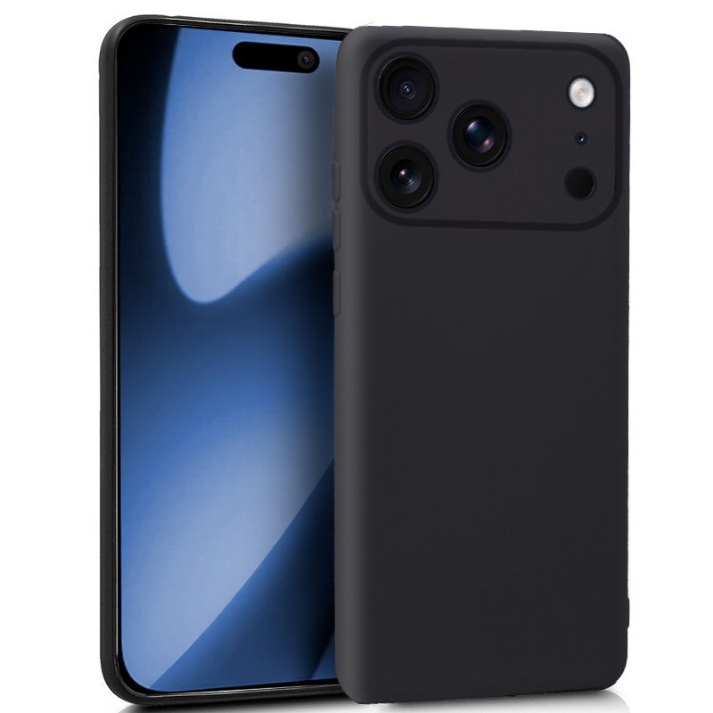 Funda COOL Silicona para iPhone 17 Pro Max / 18 Pro Max (Negro)