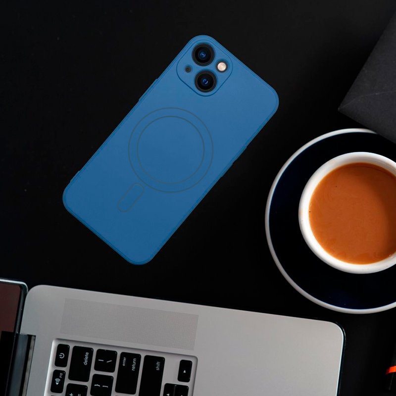Carcasa COOL para iPhone 17 Pro Max / 18 Pro Max Magnética Cover Azul