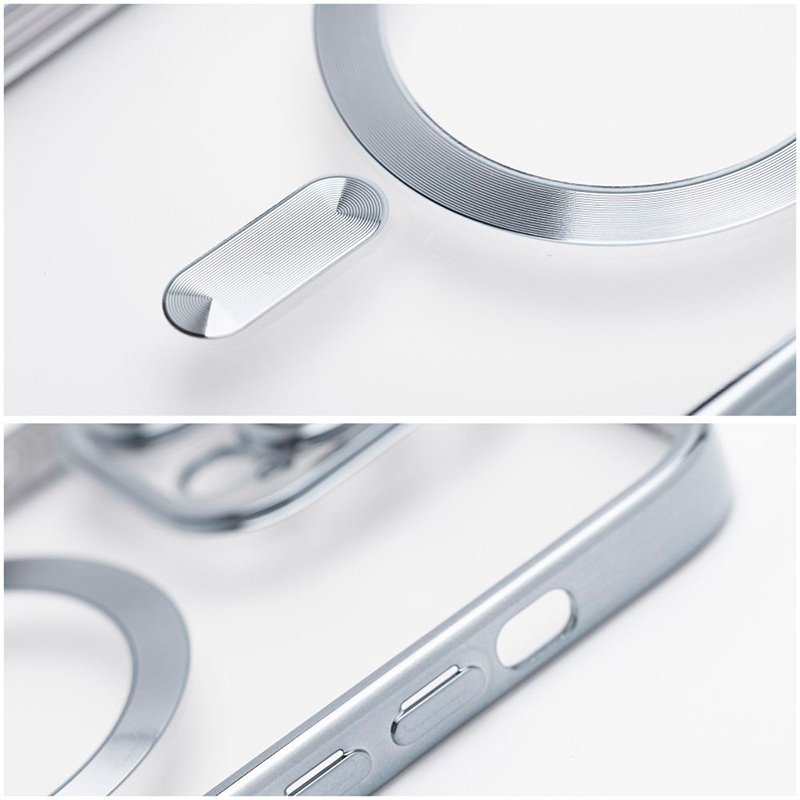 COOL Case for iPhone 17 Pro / 18 Pro Magnetic Silver Edge