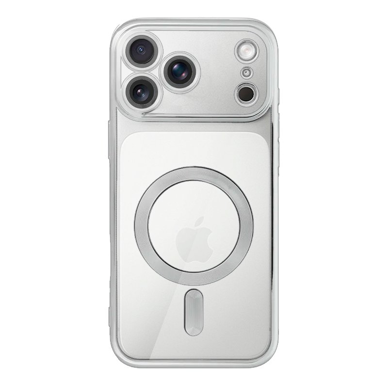 Carcasa COOL para iPhone 17 Pro / 18 Pro Magnética Borde Plata