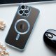 Custodia COOL per iPhone 17 Pro con Bordo Cielo Blu Magnetico