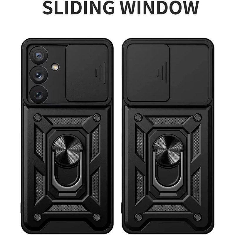 Custodia COOL per iPhone 17 Pro Hard Ring Nero Custodia COOL per iPhone 17 Pro Hard Ring Nero