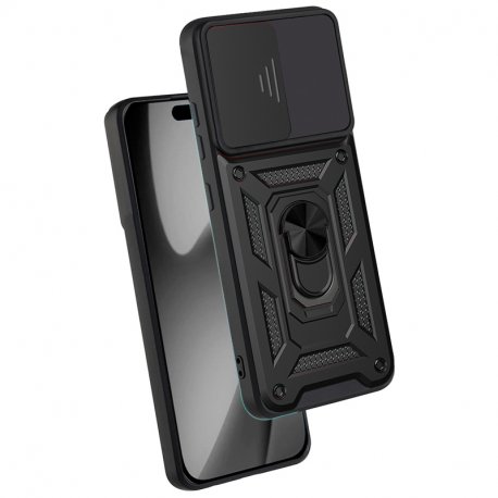 Custodia COOL per iPhone 17 Hard Ring Nero