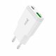 Universal Fast Charger (PD) Dual Type-C / USB COOL Network Charger (30W) White