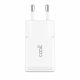 Carregador de Rede Universal Fast Charger (PD) Dual Type-C / USB COOL (30W) Branco