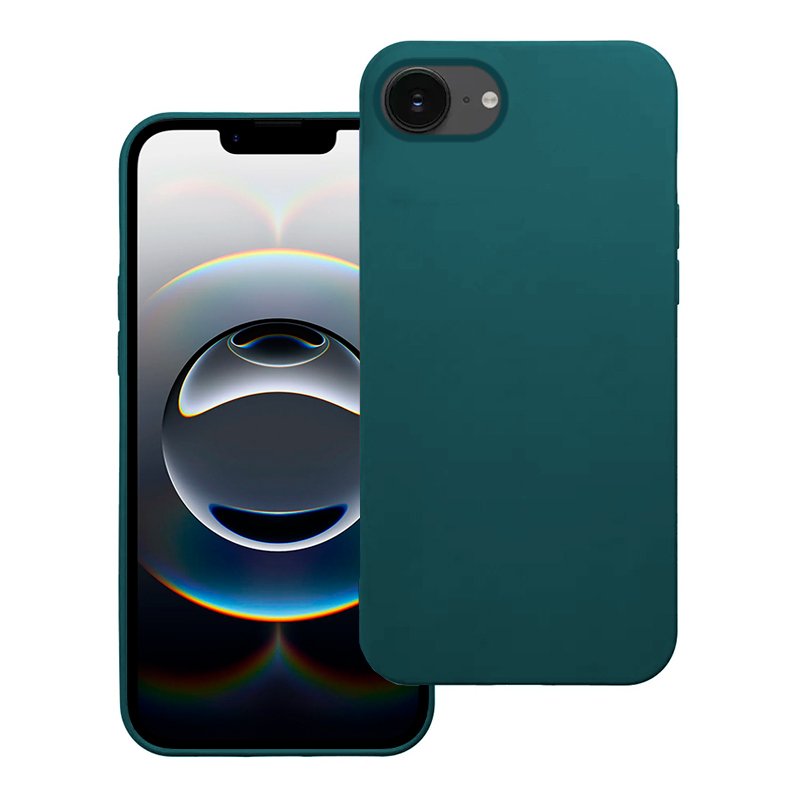 Funda COOL Silicona para iPhone 16e / 17e (Verde)