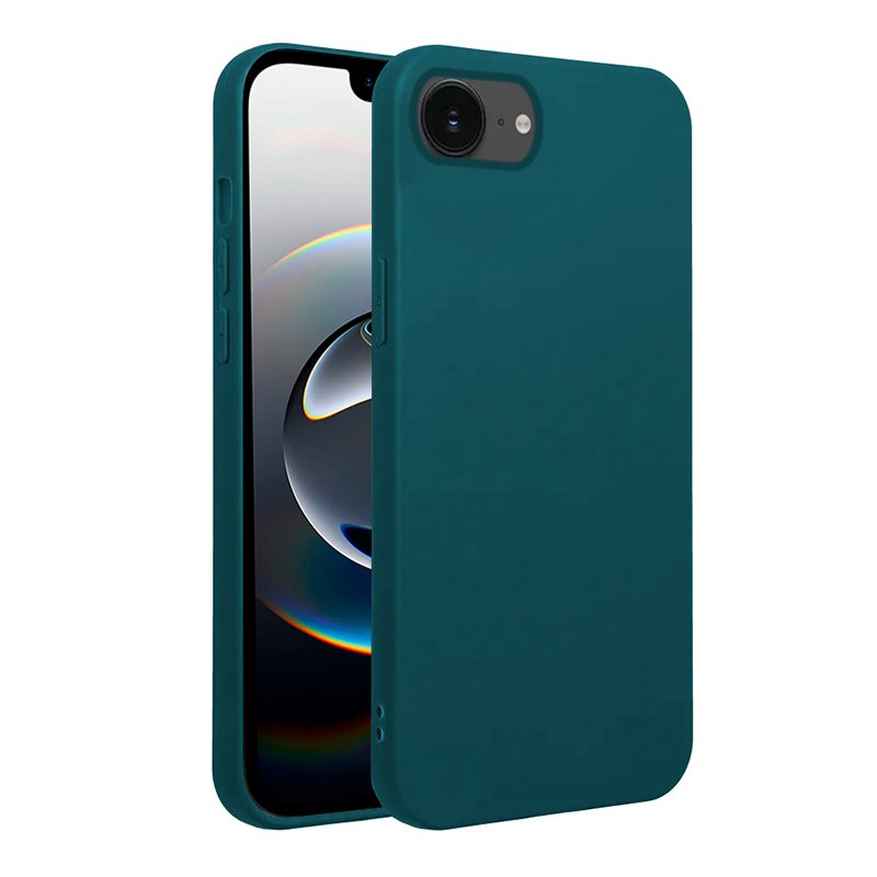 Custodia in silicone COOL per iPhone 16e / 17e (Verde)