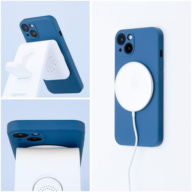 Carcasa COOL para iPhone 16e / 17e Magnética Cover Azul
