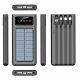 Bateria Externa Power Bank Universal 10.000 mAh + Painel Solar COOL Preto