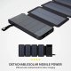 Bateria Externa Universal Power Bank 10.000 mAh + 4 Paneles Solares COOL Negro