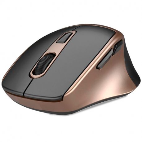 Mouse wireless silenzioso COOL Ergonomic Oro-Nero