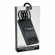 Power Bank Esterno Universale da 10.000 mAh + Pannello Solare COOL (4 Connessioni) Nero