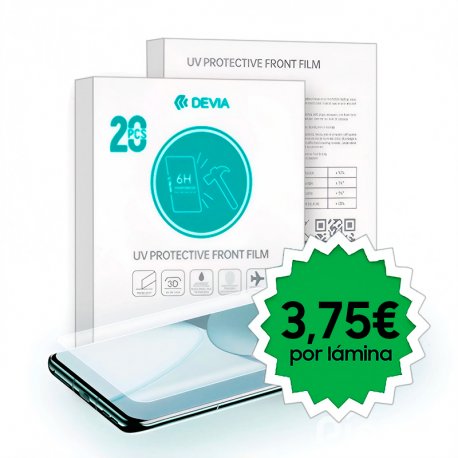 Fogli di idrogel Devia UV 6H (confezione da 20 unità)