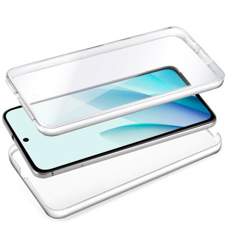 Capa COOL de Silicone 3D para Xiaomi Redmi 15 / 15 5G (Transparente Frente + Verso)