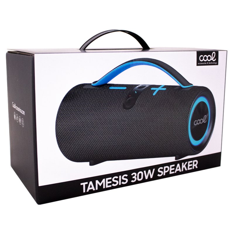 Alto-falante Música Universal Bluetooth Marca COOL Tamesis (30W) Preto