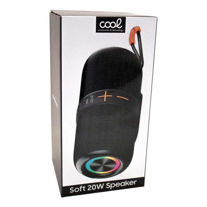 Altavoz Música Universal Bluetooth Marca COOL Soft (20W) Negro