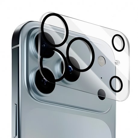 Protector Cristal Templado COOL para Cámara de iPhone 17 Pro Max / 18 Pro Max